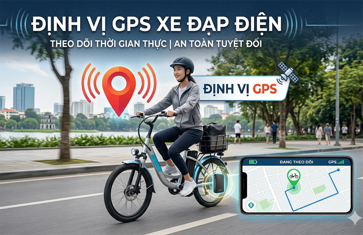 Lắp Định Vị Xe Đạp Điện Được Không? Loại Nào Phù Hợp & Cách Lắp