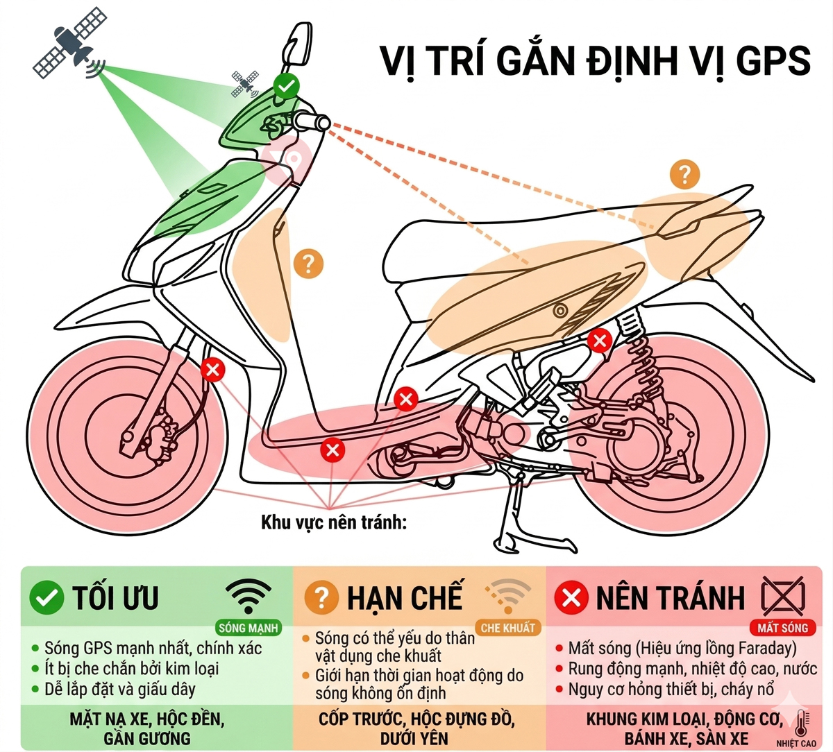 Gắn Định Vị Xe Máy Ở Đâu Bí Mật & Khó Phát Hiện Nhất? [Hướng Dẫn 2026]