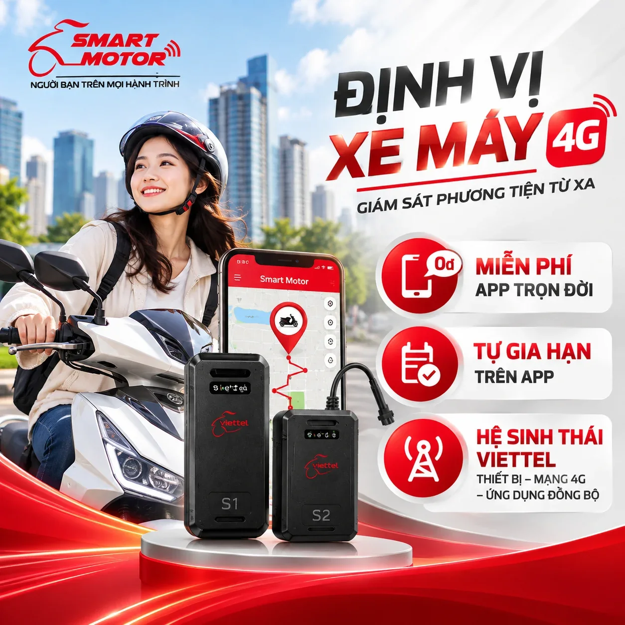 VietTrack - Đối tác bán hàng Smart Motor Viettel