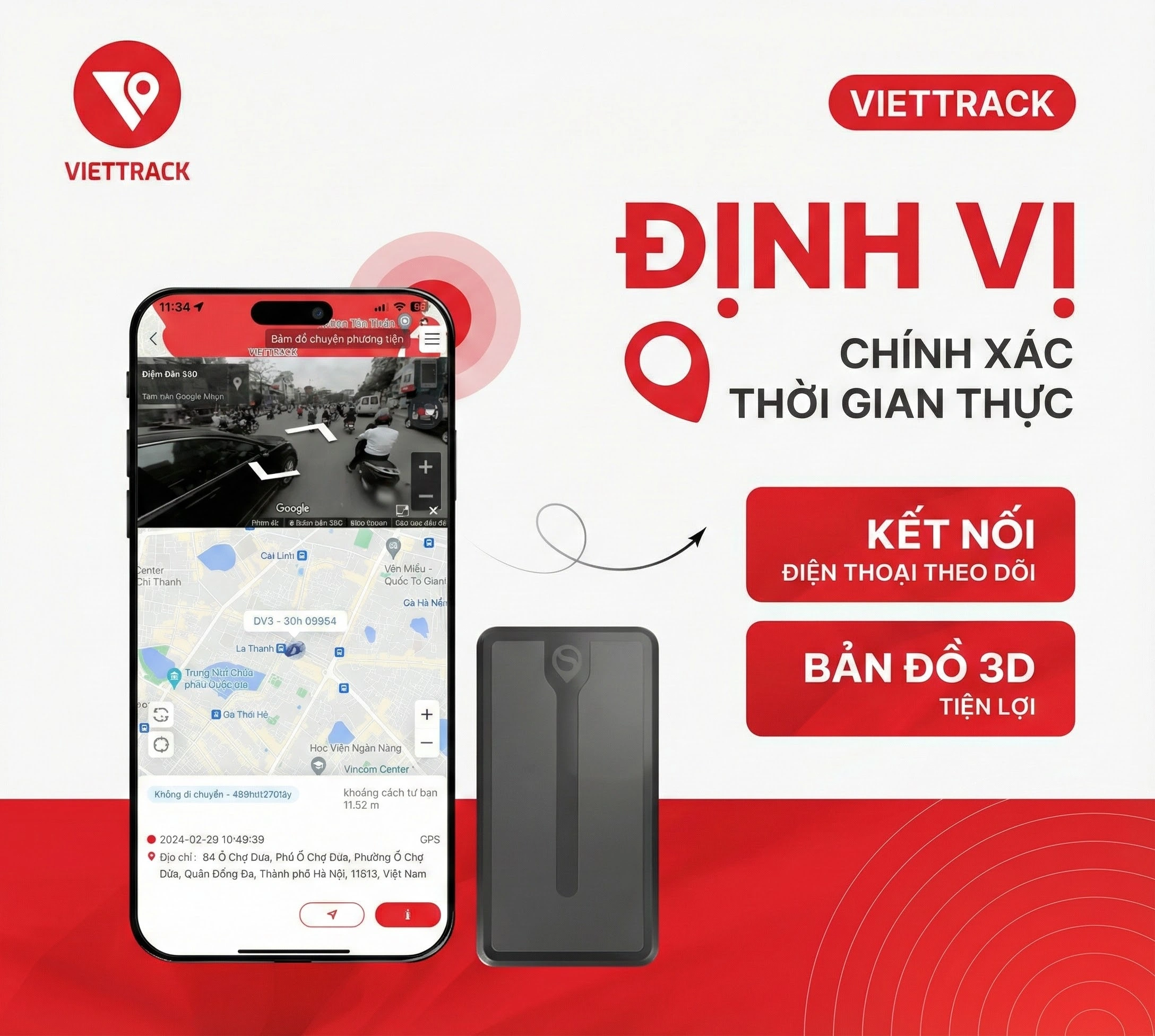 Định Vị VietTrack Xác Định Rõ Vị Trí