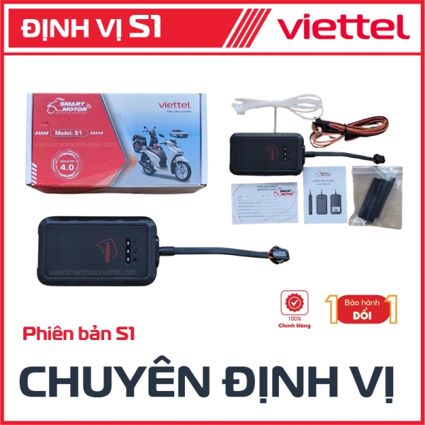 Định Vị S1 Viettel -  Chính Hãng, Giá Rẻ, Miễn Phí App Trọn Đời